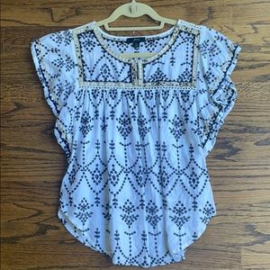 Jcrew medium sleeveless top curved hem